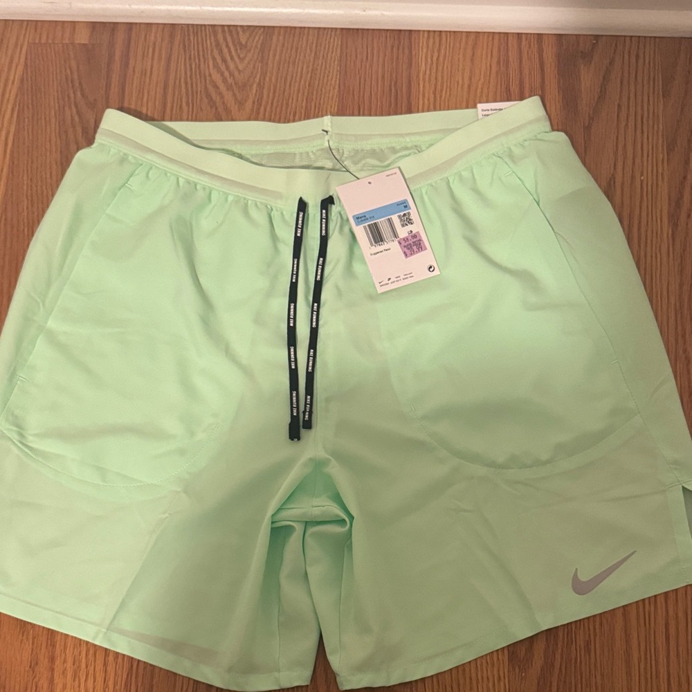 Nike Men's Light Green Athletic Shorts